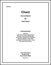 Chant Concert Band sheet music cover